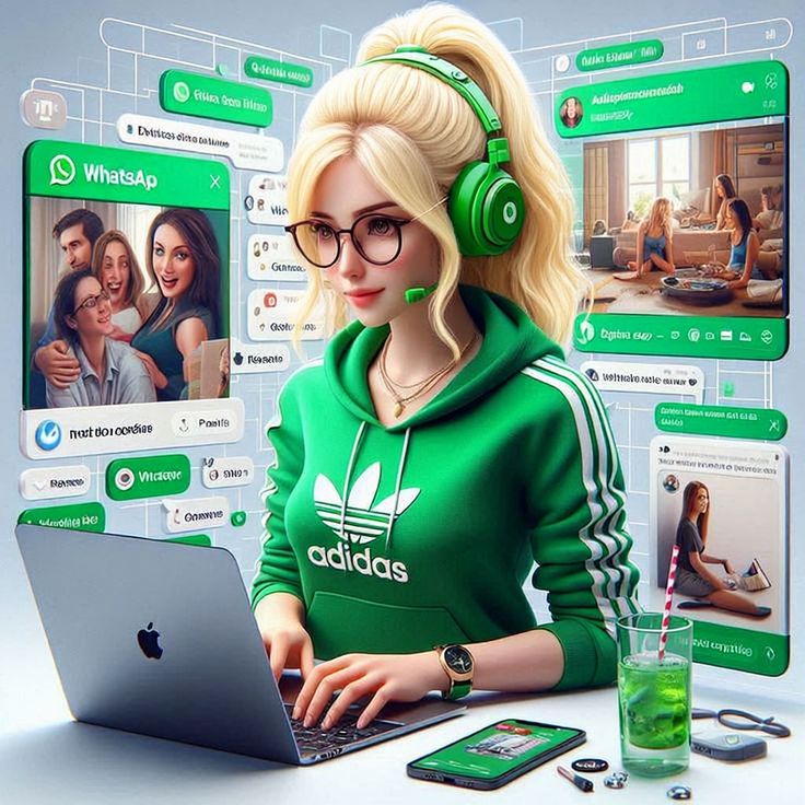 Social Media Posting illustration