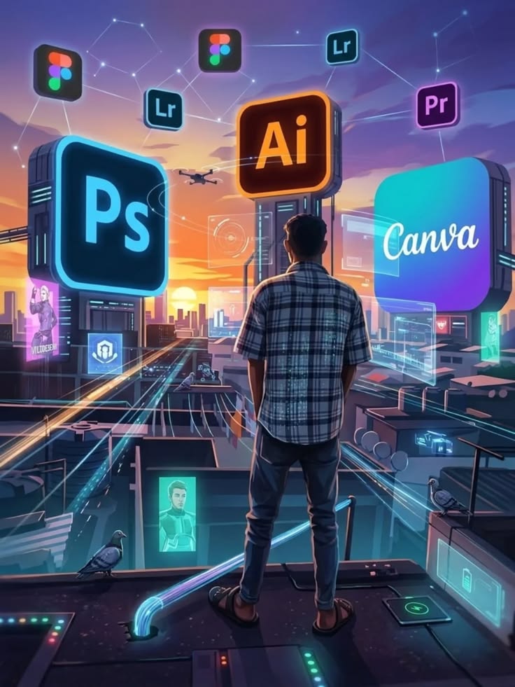 Canva Graphic Design illustration
